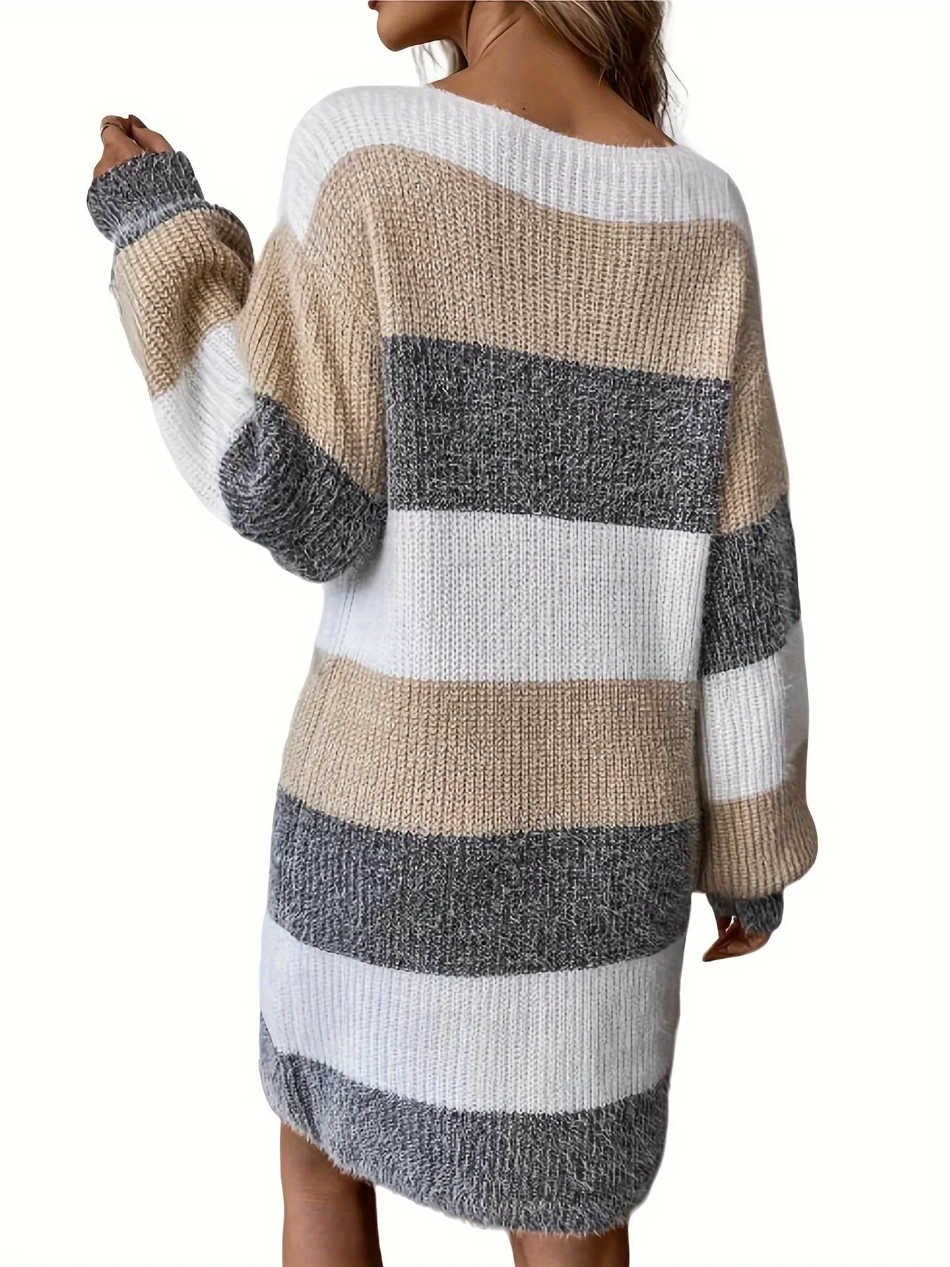 Verónica® | Elegant and comfortable striped dress