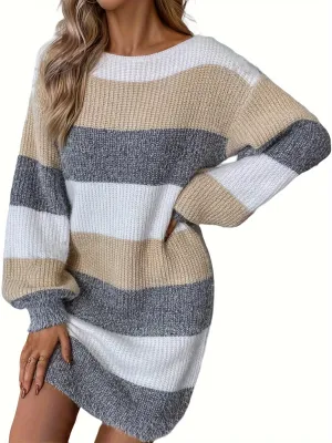 Verónica® | Elegant and comfortable striped dress