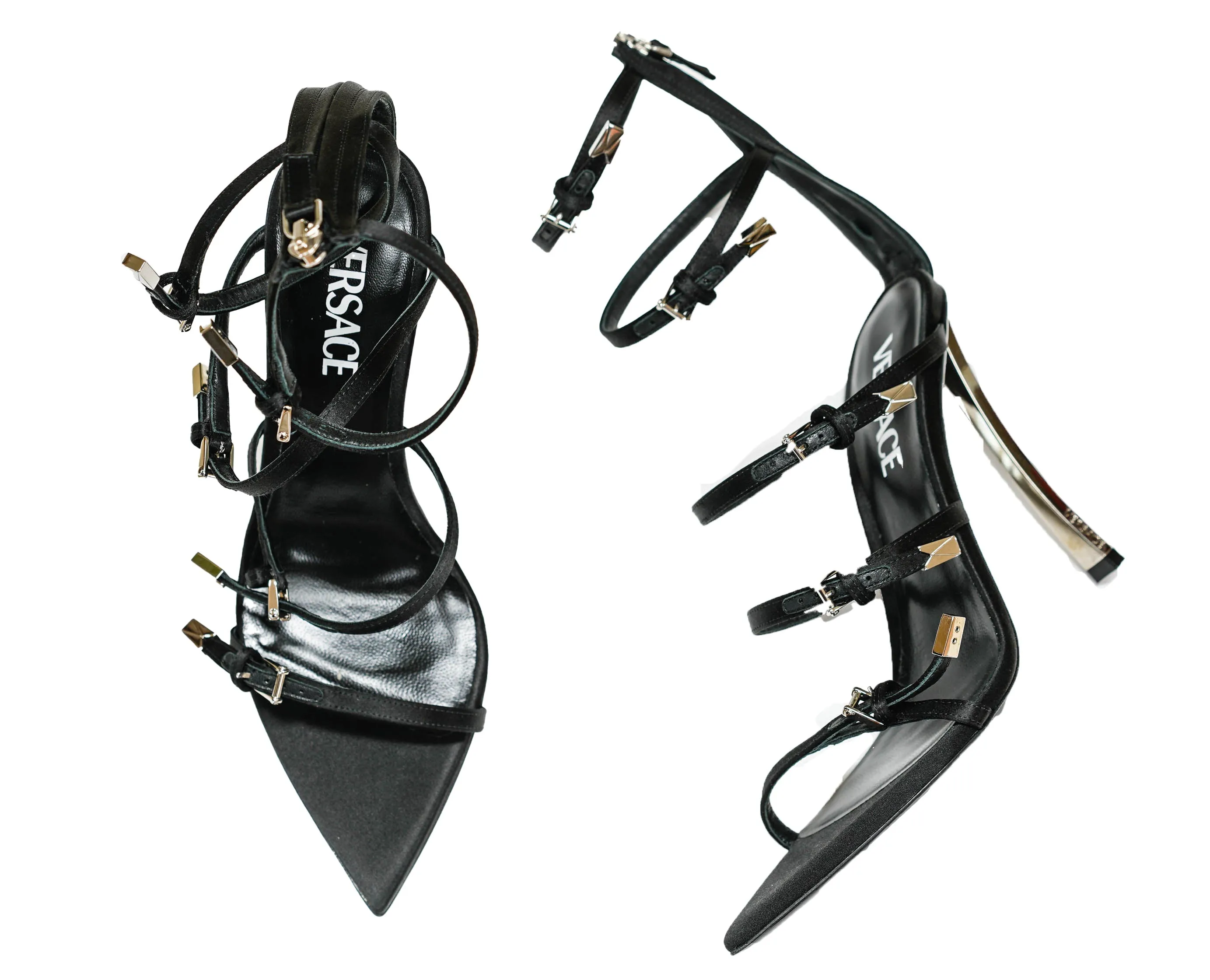 Versace Women's Black Tessuto Sandal 10099996