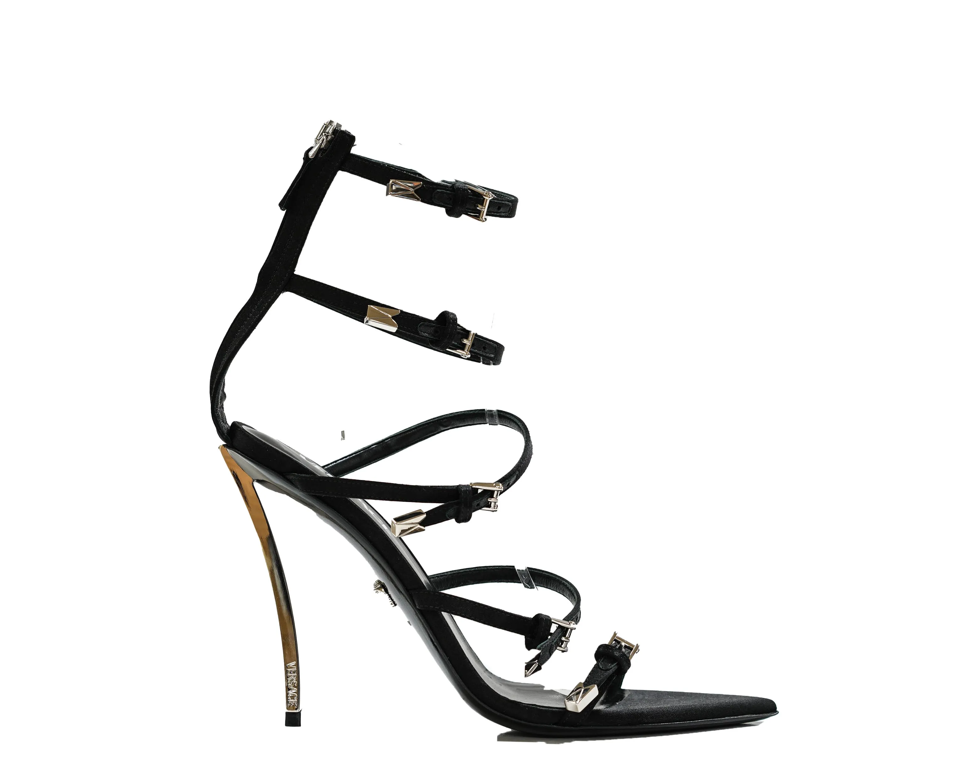 Versace Women's Black Tessuto Sandal 10099996