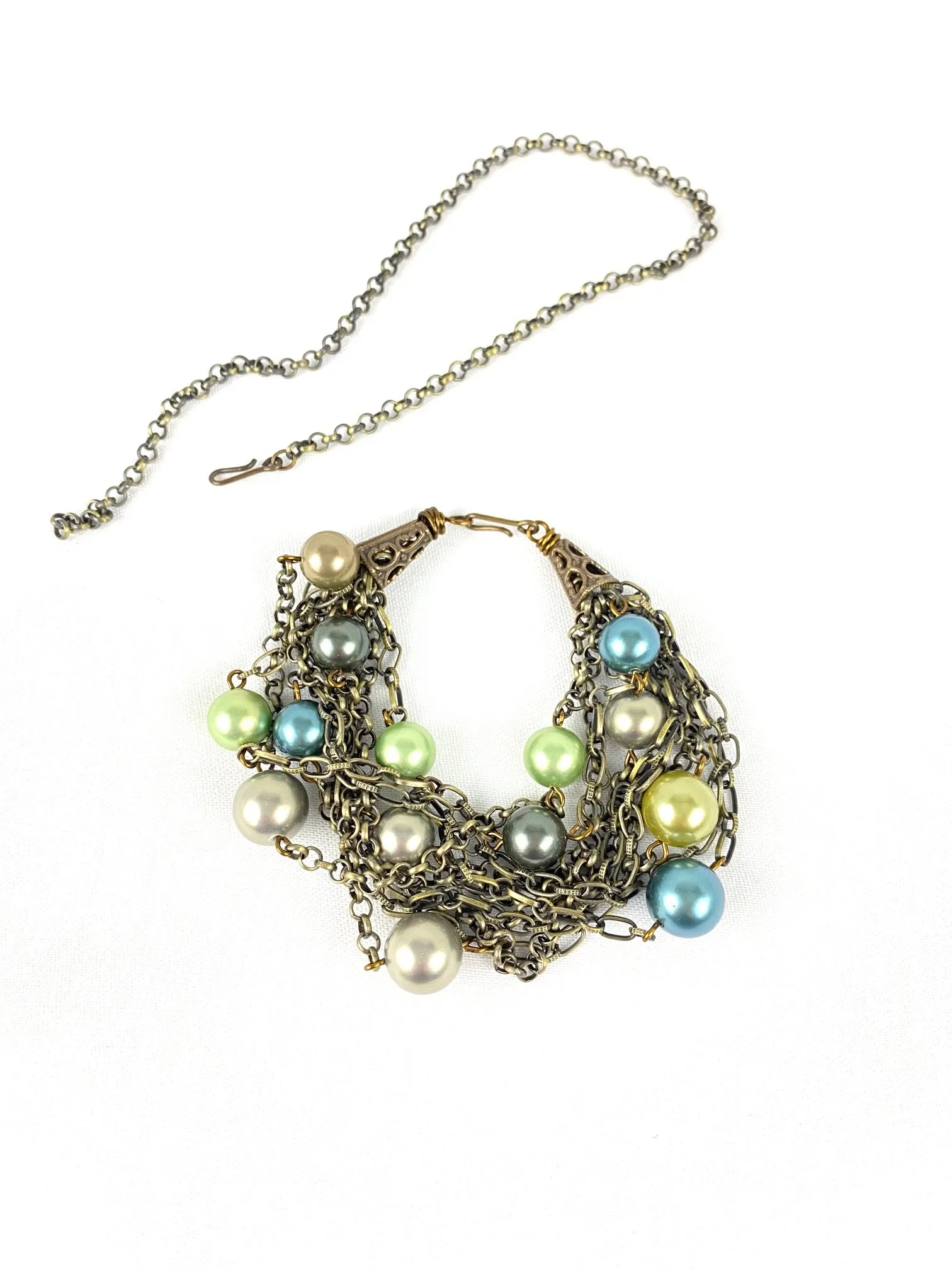 Versatile Crystal Pearl Bracelet/Necklace