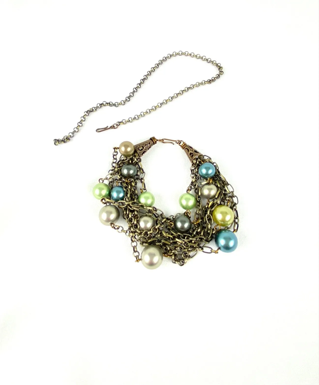 Versatile Crystal Pearl Bracelet/Necklace