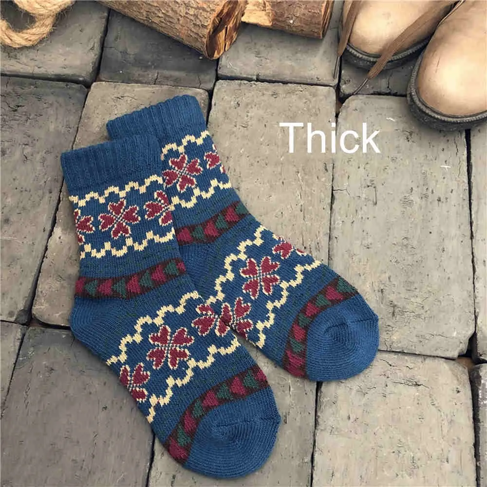 Vintage Totem Cozy Socks