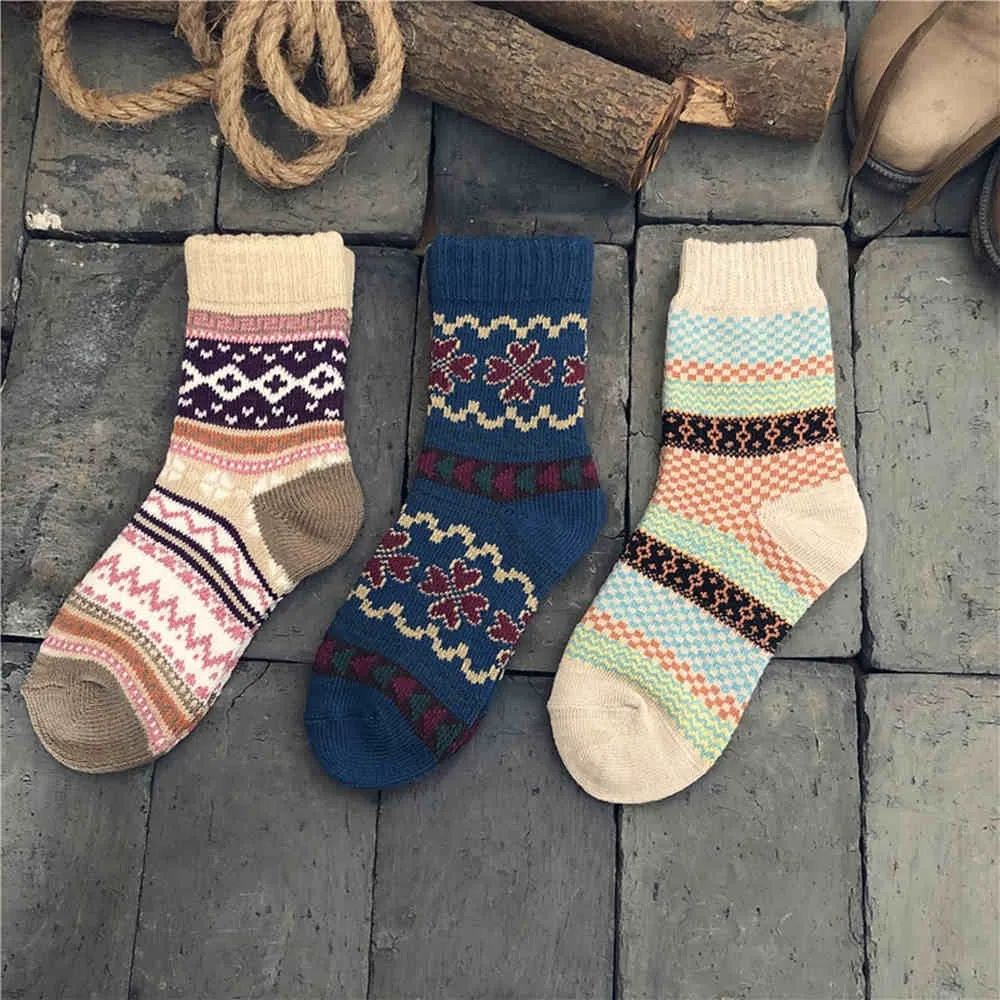 Vintage Totem Cozy Socks