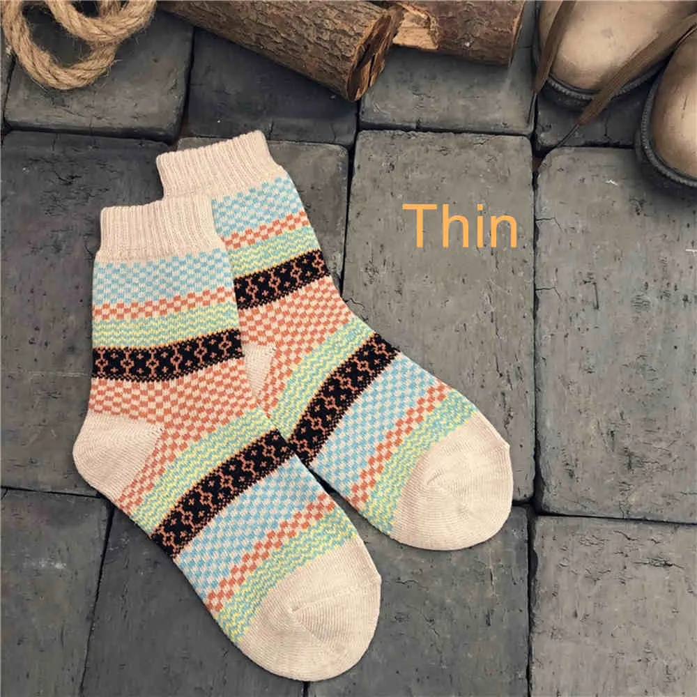 Vintage Totem Cozy Socks