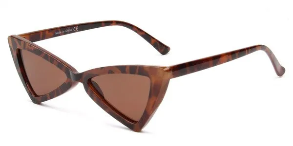 Viva Vision: Women's Bold Triangle Cat-Eye Sunglasses