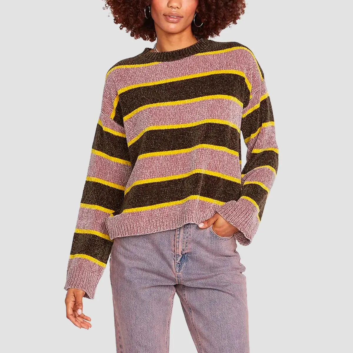 Volcom Bubble Tea Sweater Espresso - Womens