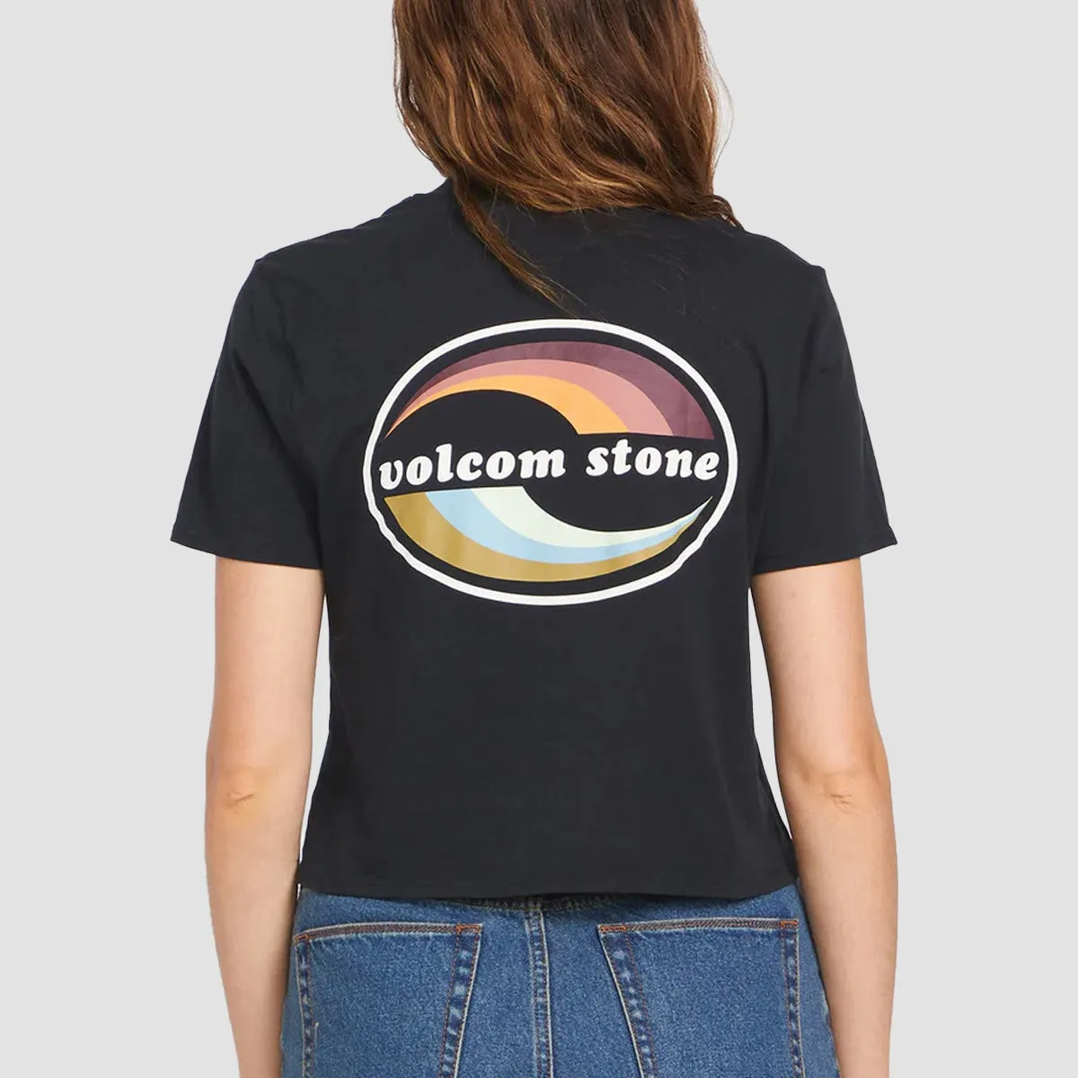 Volcom Pocket Dial T-Shirt Black - Womens