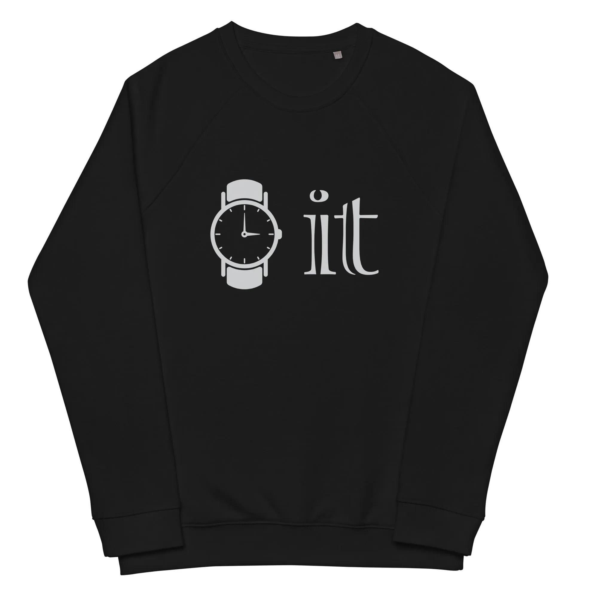Watch It Unisex organic raglan sweatshirt