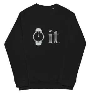 Watch It Unisex organic raglan sweatshirt
