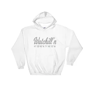 Watchill'n 'Coordinates' Logo - Hoodie (Grey)