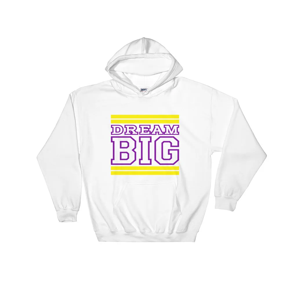 White Yellow and Purple Hooded Sweatshirt