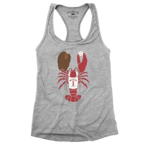 Wicked Lobstah Baseball Ladies Tank Top