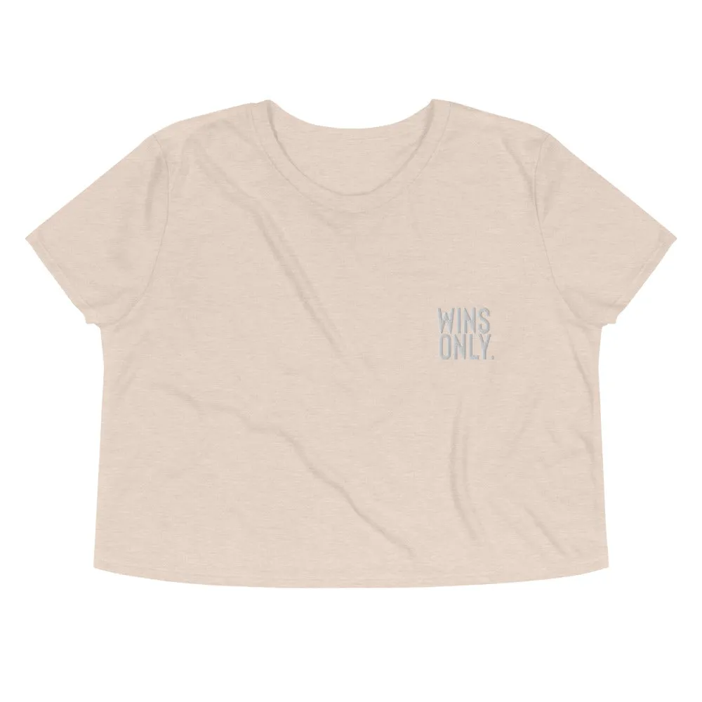 WinsOnly. BOLD Women's Crop Tee