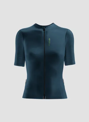 Women's Aero SS Jersey - Broadwater Blue