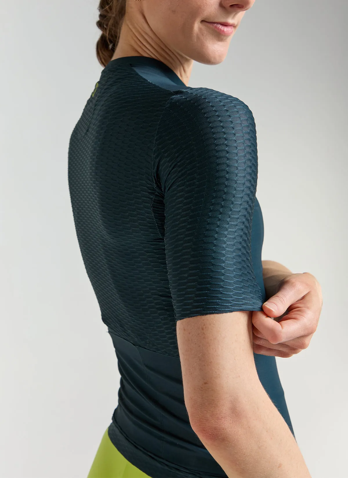 Women's Aero SS Jersey - Broadwater Blue