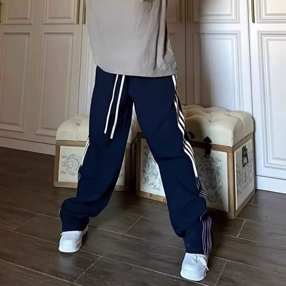 Women's Autumn Versatile Striped Sweatpants