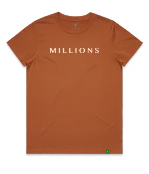 Womens Bold Millions Tee