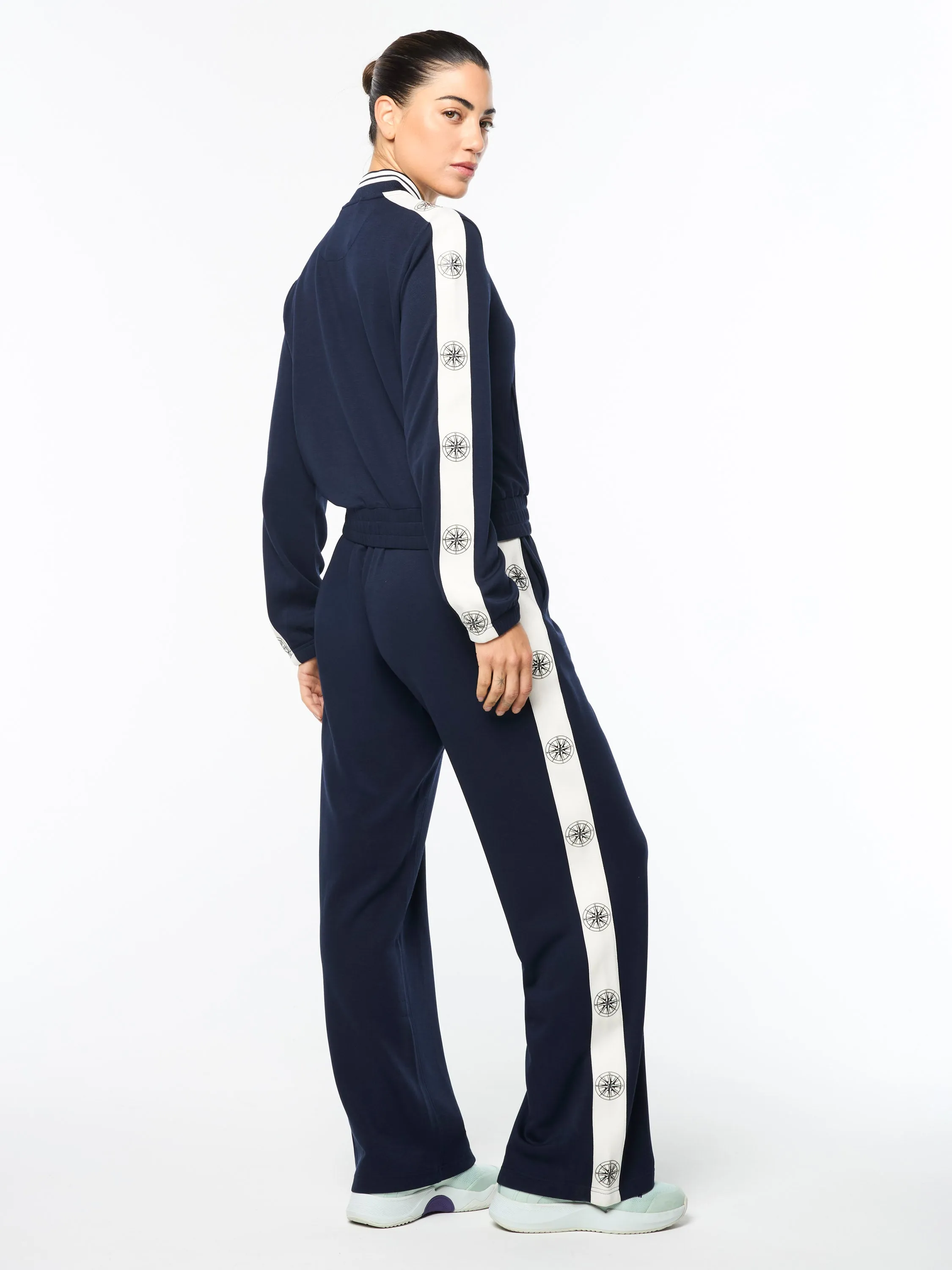 Women's Bussola Track Jacket- Maritime Blue