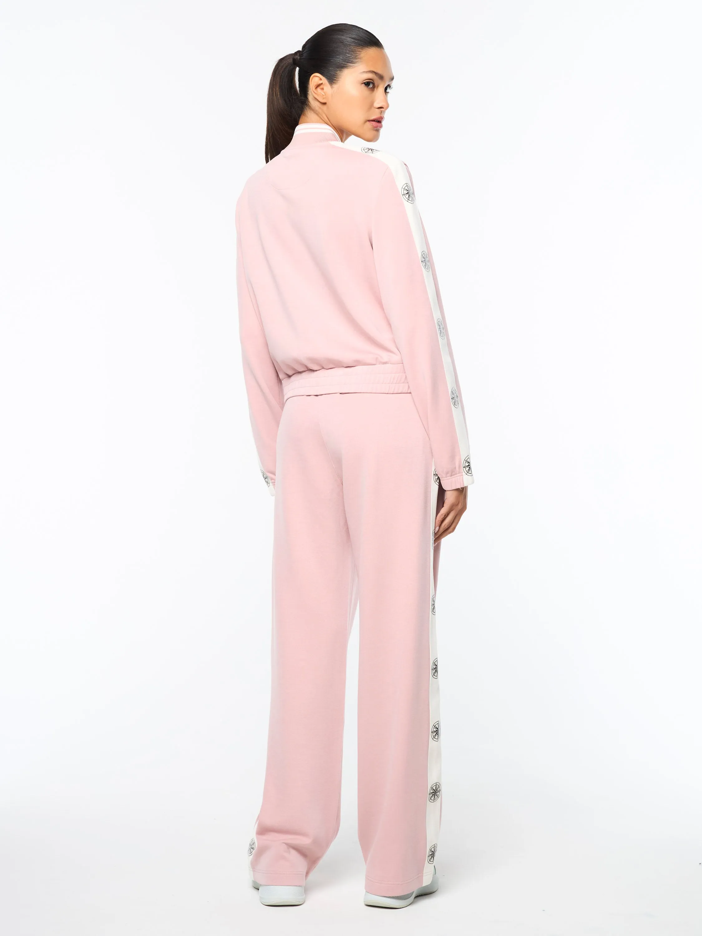 Women's Bussola Track Jacket- Pale Mauve
