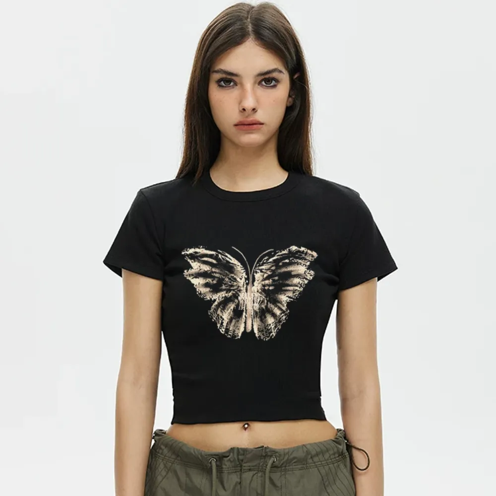Women's Butterfly Print T-shirt