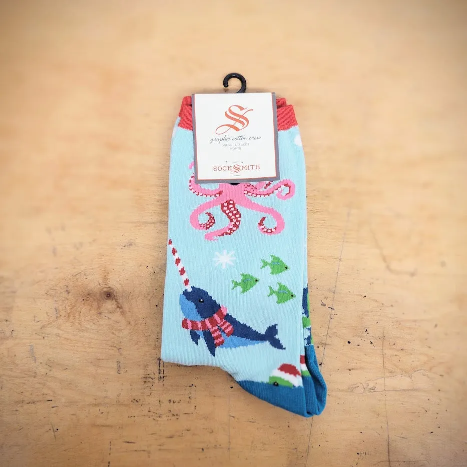 Women's Christmas Under the Sea Socks