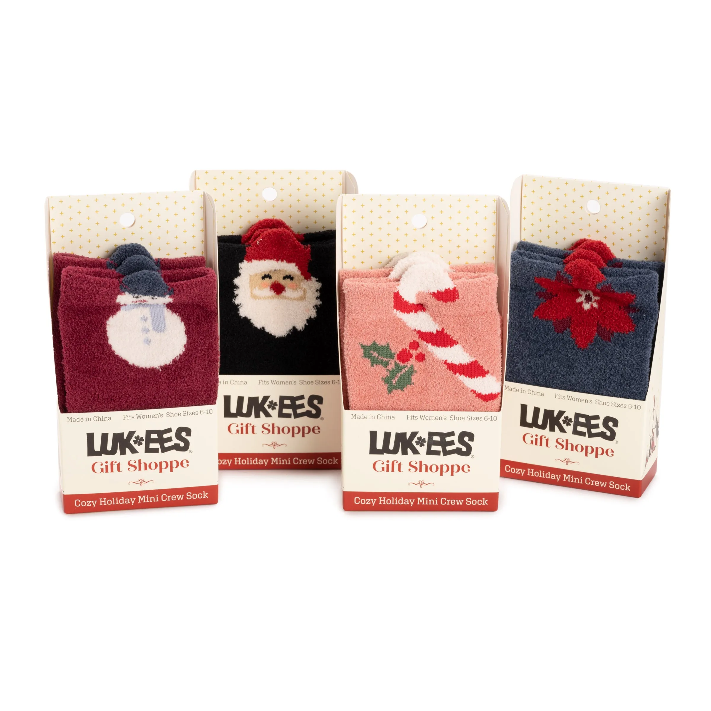 Women's Cozy Holiday Socks in Gift Box Set 40 Piece
