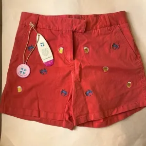 WOMEN'S CRAB &amp; BEER SAILING SHORT - m RED CHESAPEAKE BAY OUTFITTERS size 8.