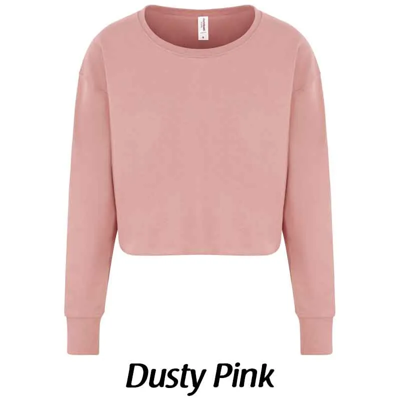 Women's cropped sweatshirt, Personalised Gift