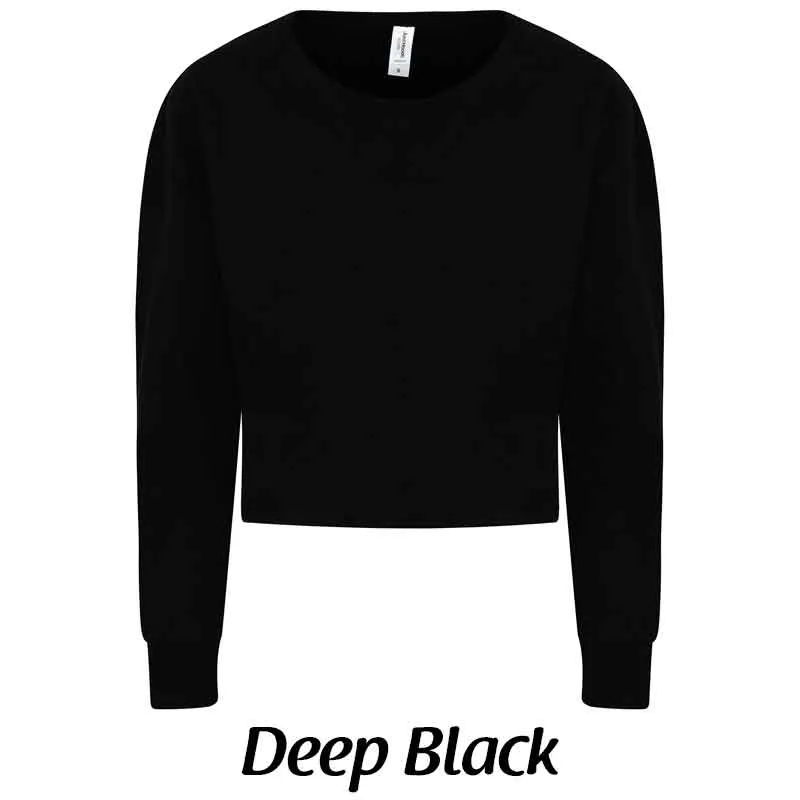 Women's cropped sweatshirt, Personalised Gift