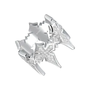 Women's Crowned Cross Ring