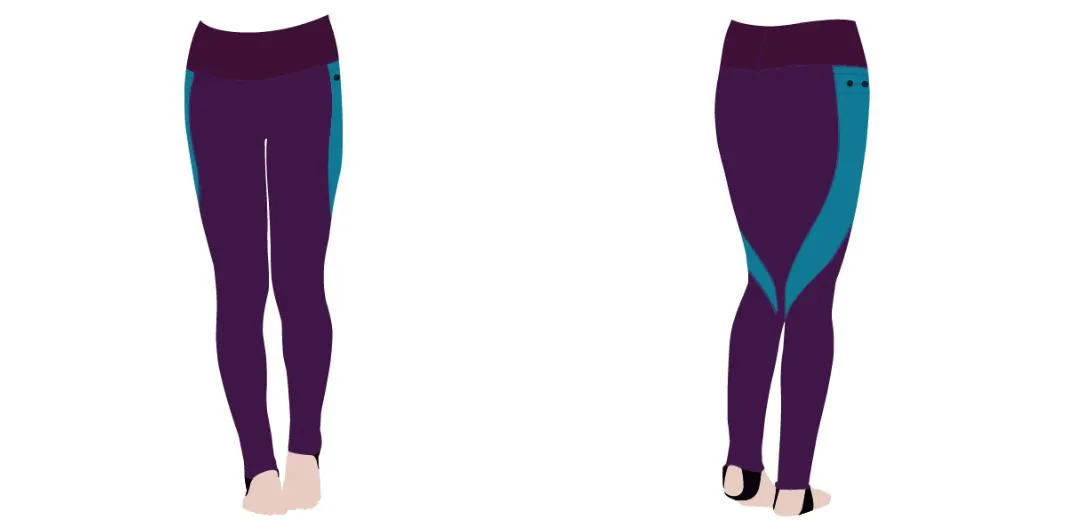 WOMEN'S CUSTOM SNORKEL STIRRUP SWIM LEGGING