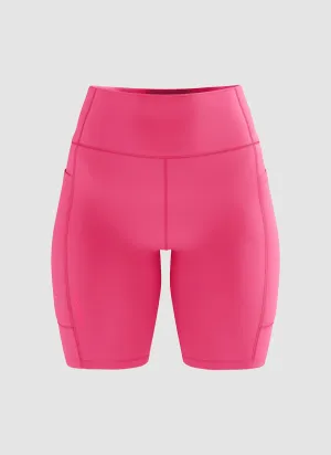 Women's Flex Half Tights - Hot Pink