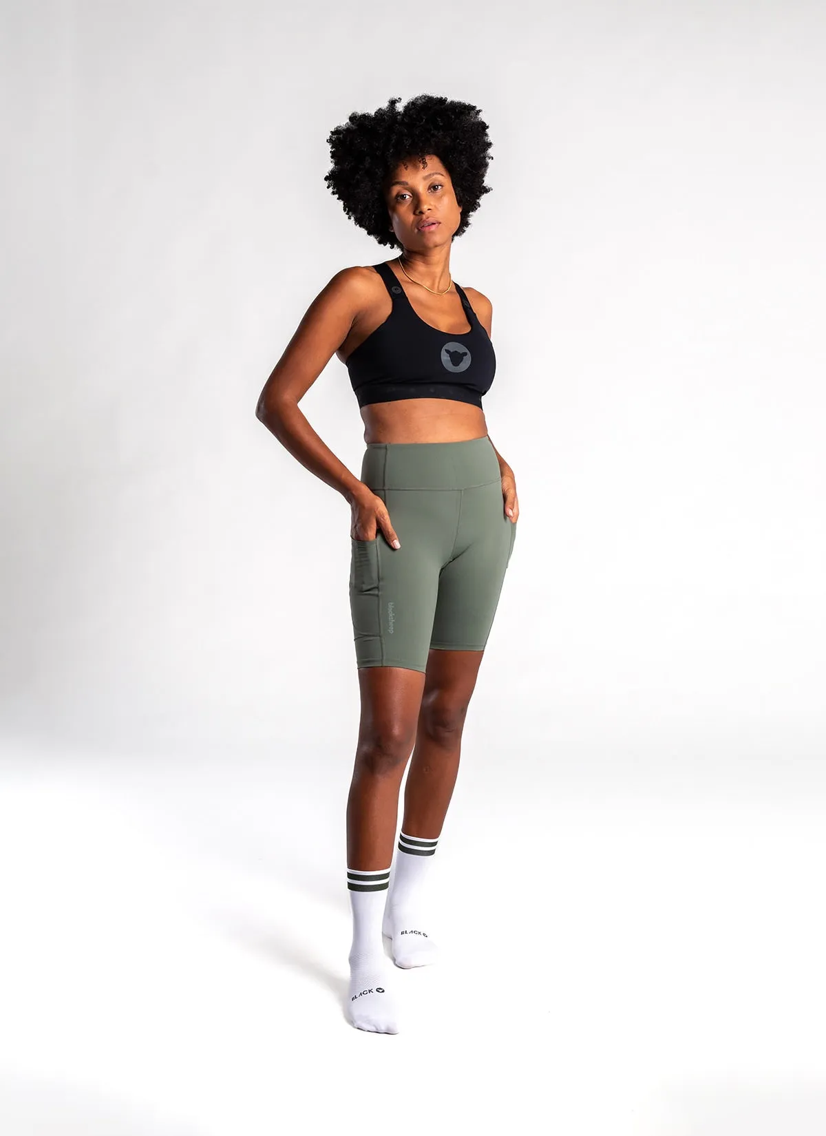 Women's Flex Half Tights - Sage