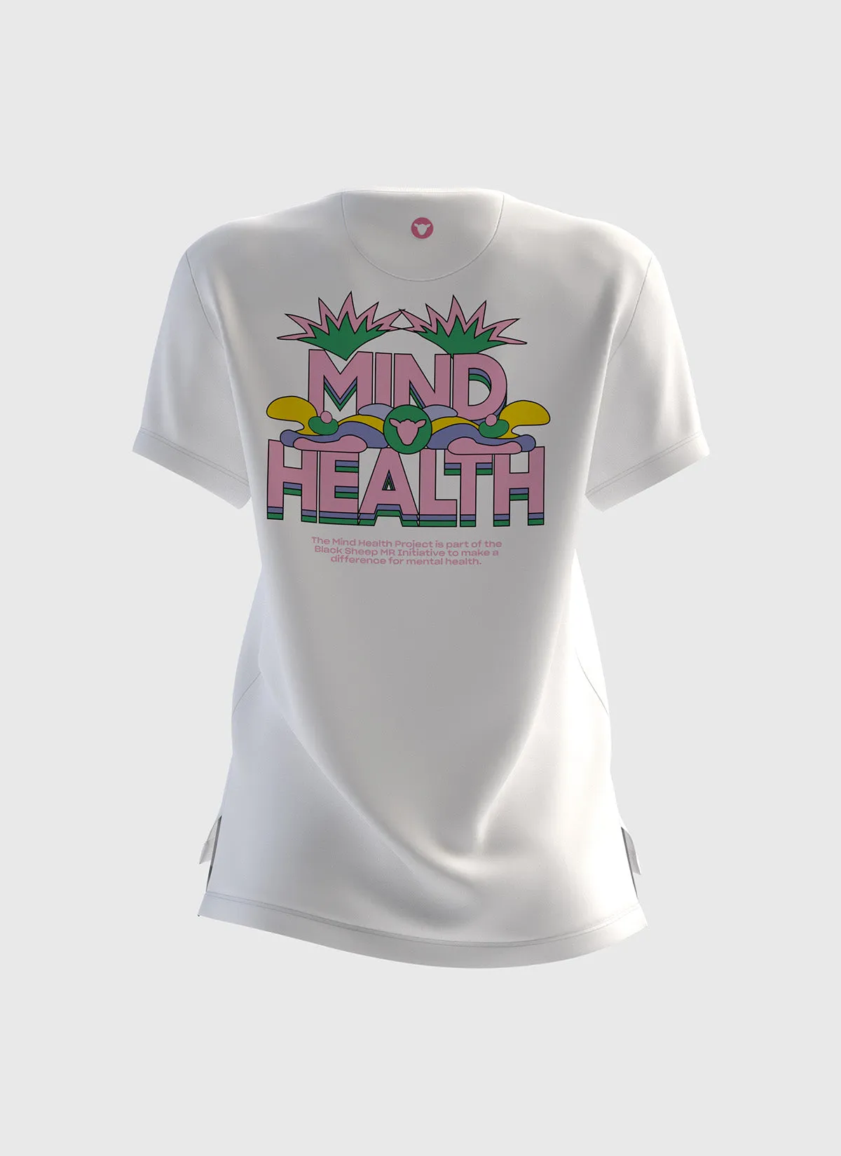 Women's Flex Tee - Mind Health - White