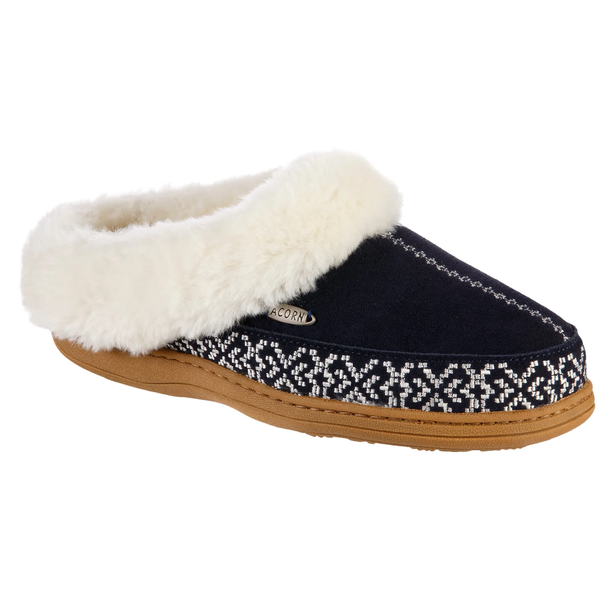 Women's Greta Embroidered Clog Slipper with Cloud Contour® Comfort