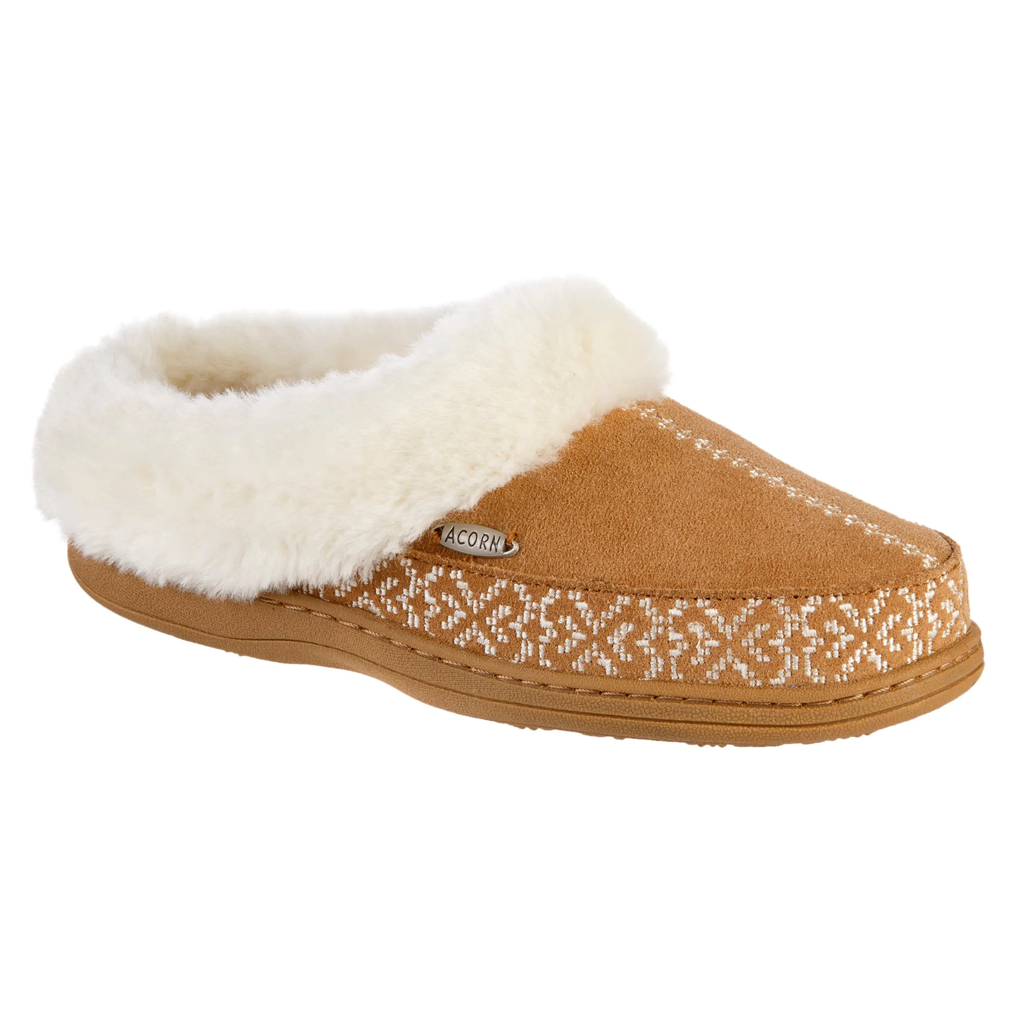 Women's Greta Embroidered Clog Slipper with Cloud Contour® Comfort
