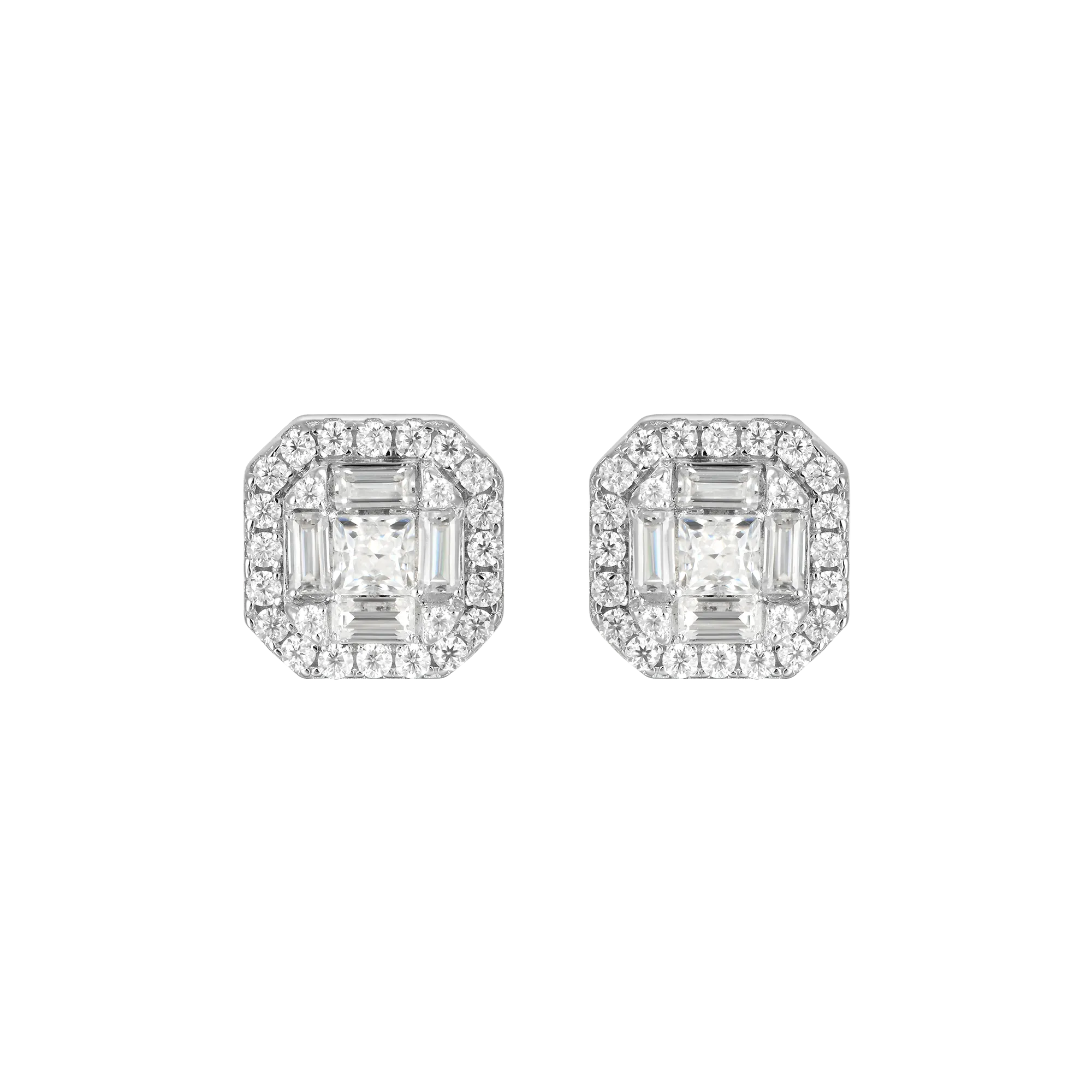 Women's Halo Stud Earring