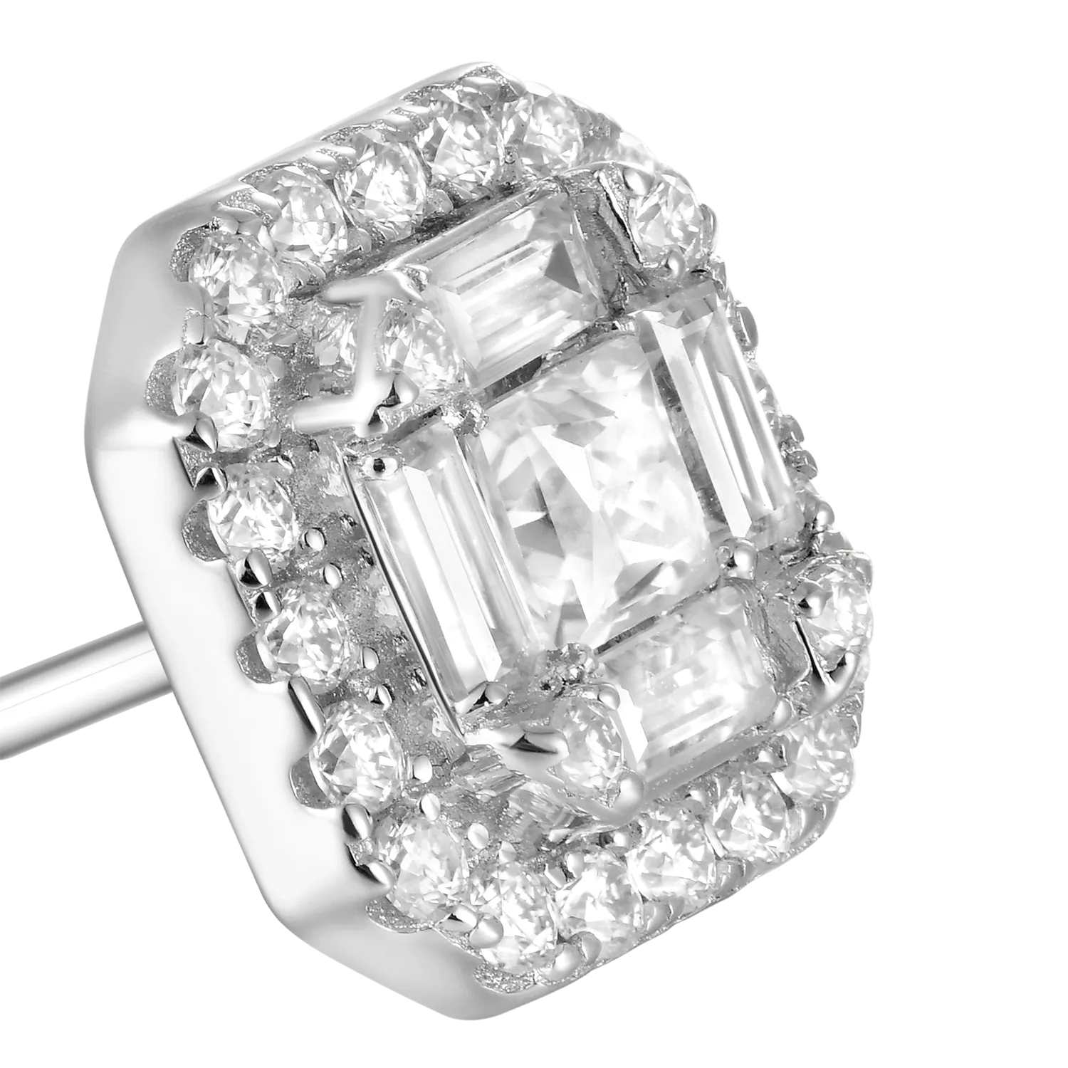Women's Halo Stud Earring