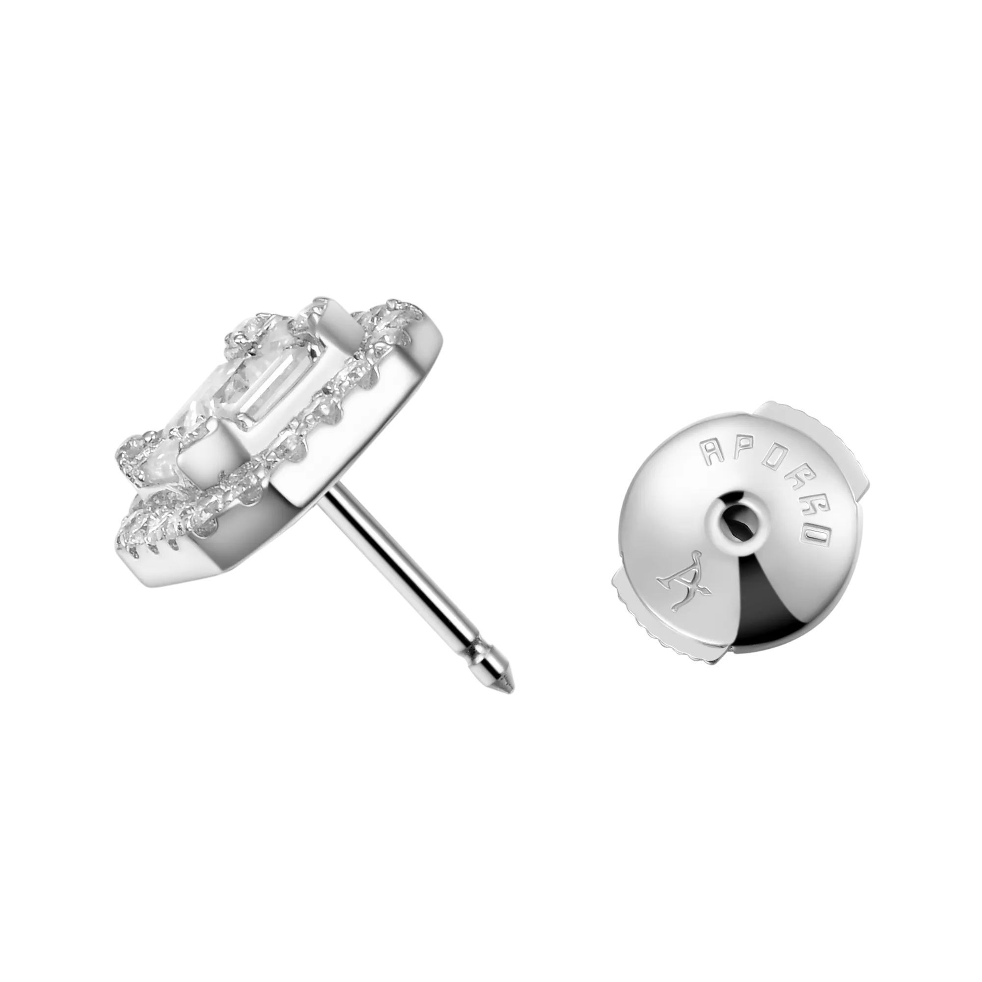 Women's Halo Stud Earring