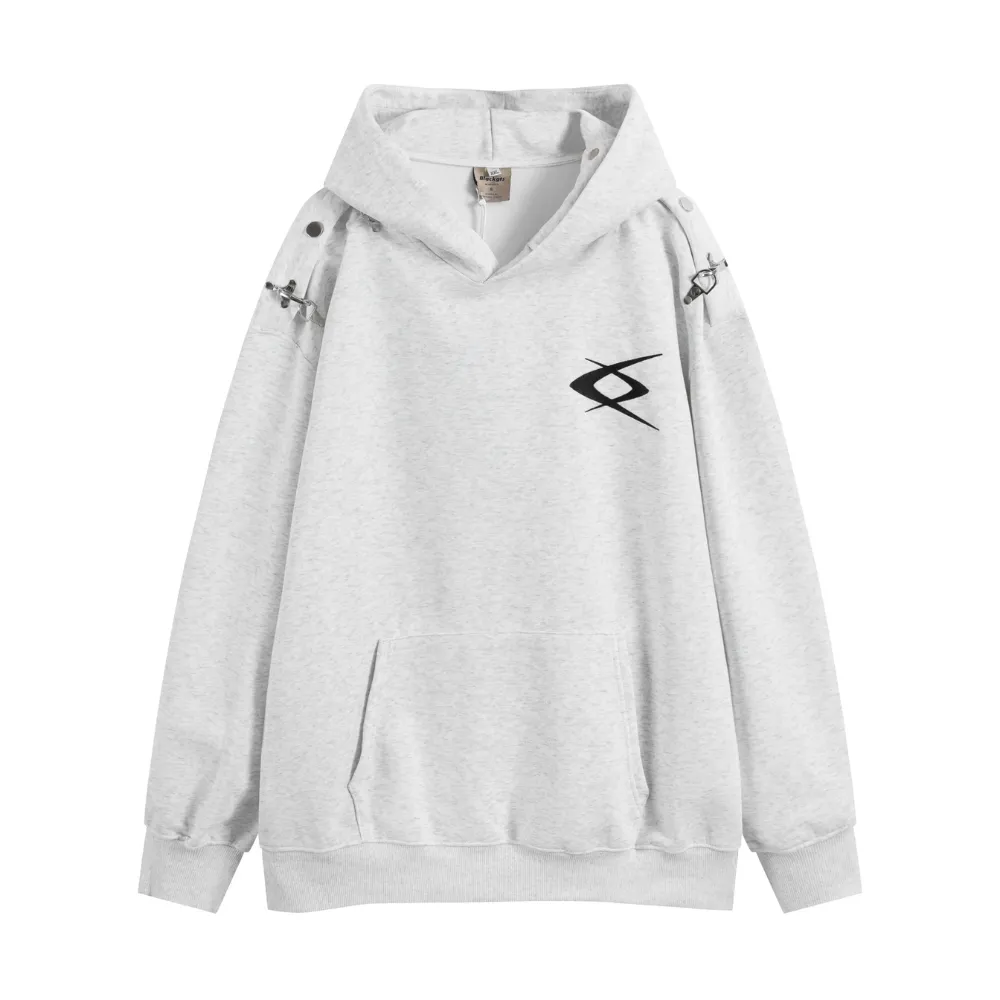 Women's Hip Hop Solid Color Hoodie