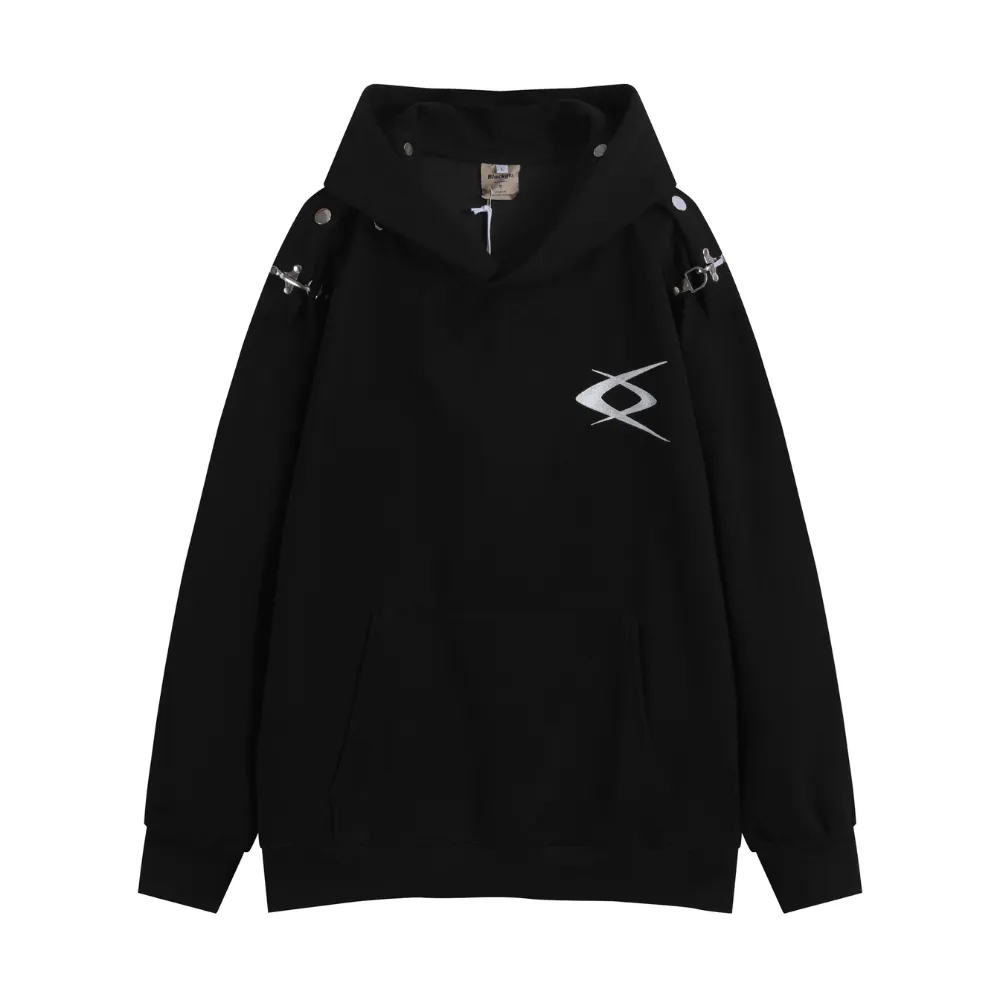 Women's Hip Hop Solid Color Hoodie