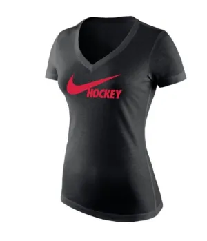 Women's Hockey Logo Triblend T-Shirt