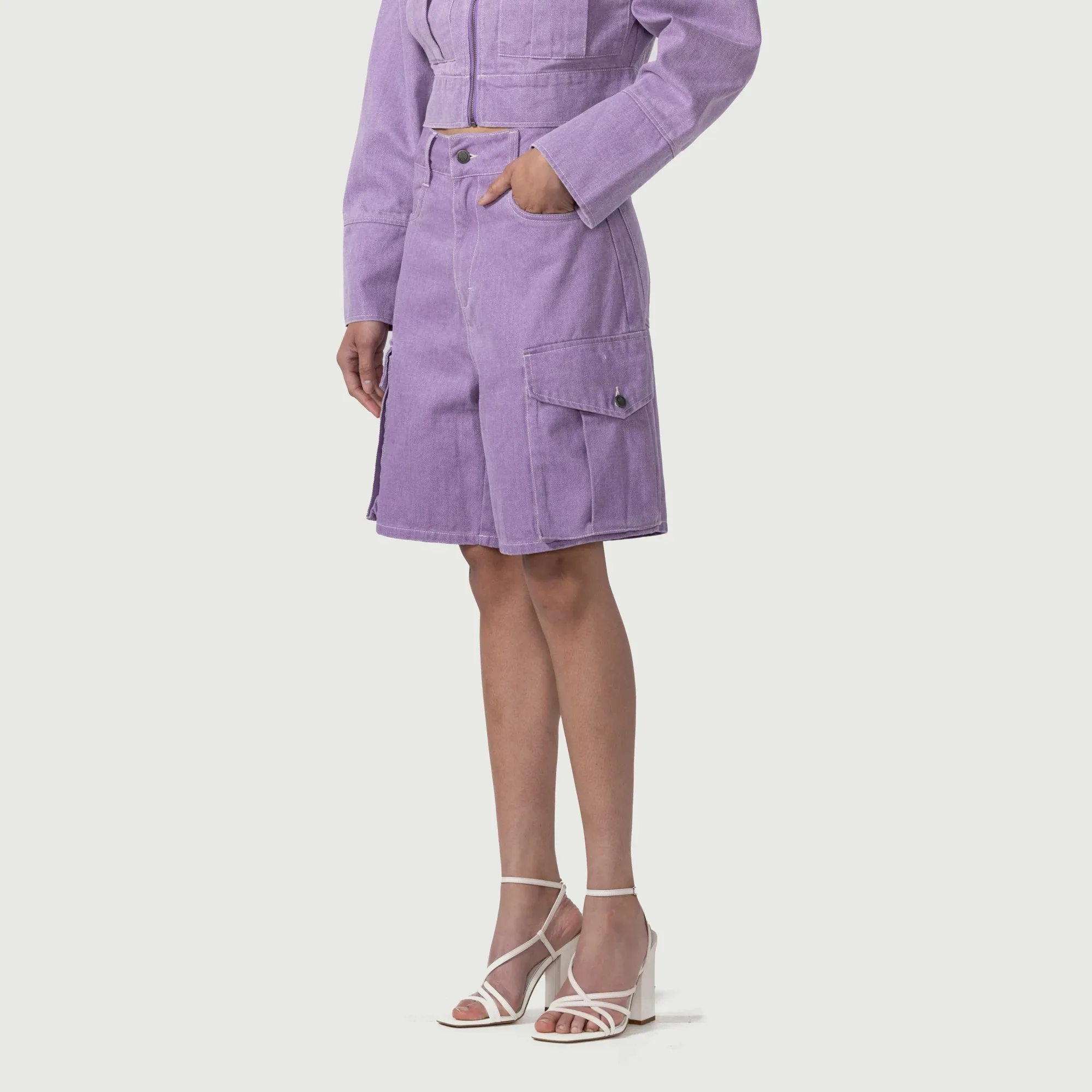 Women's Honor The Gift Baggy Cargo Short 'Purple'