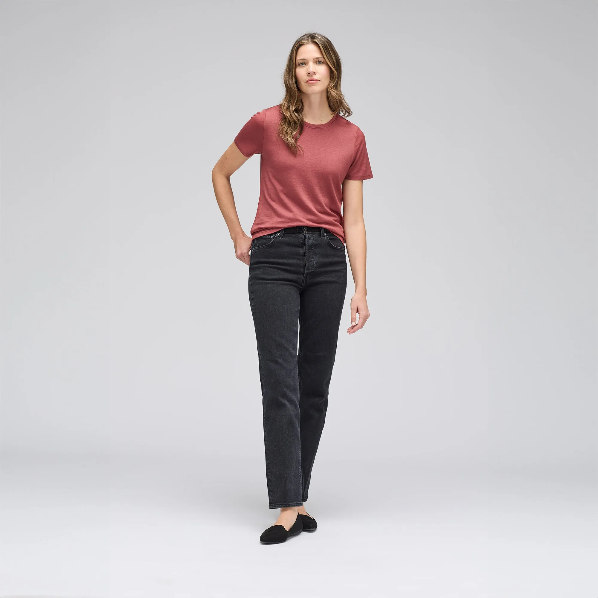 Women's Merino Crew Neck T-Shirt