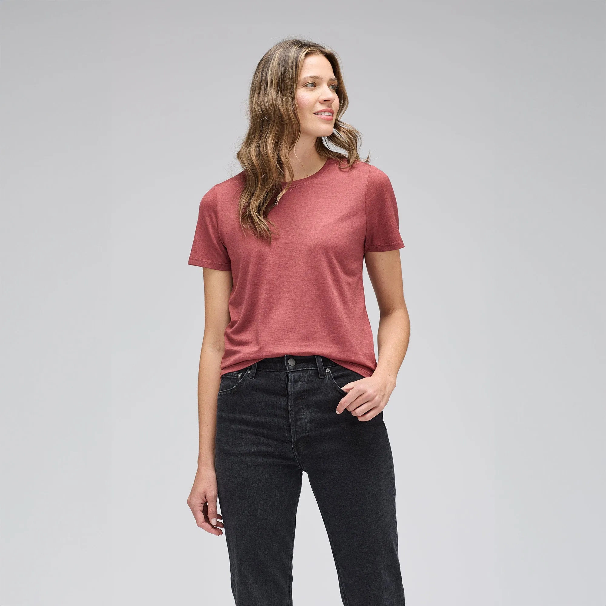Women's Merino Crew Neck T-Shirt