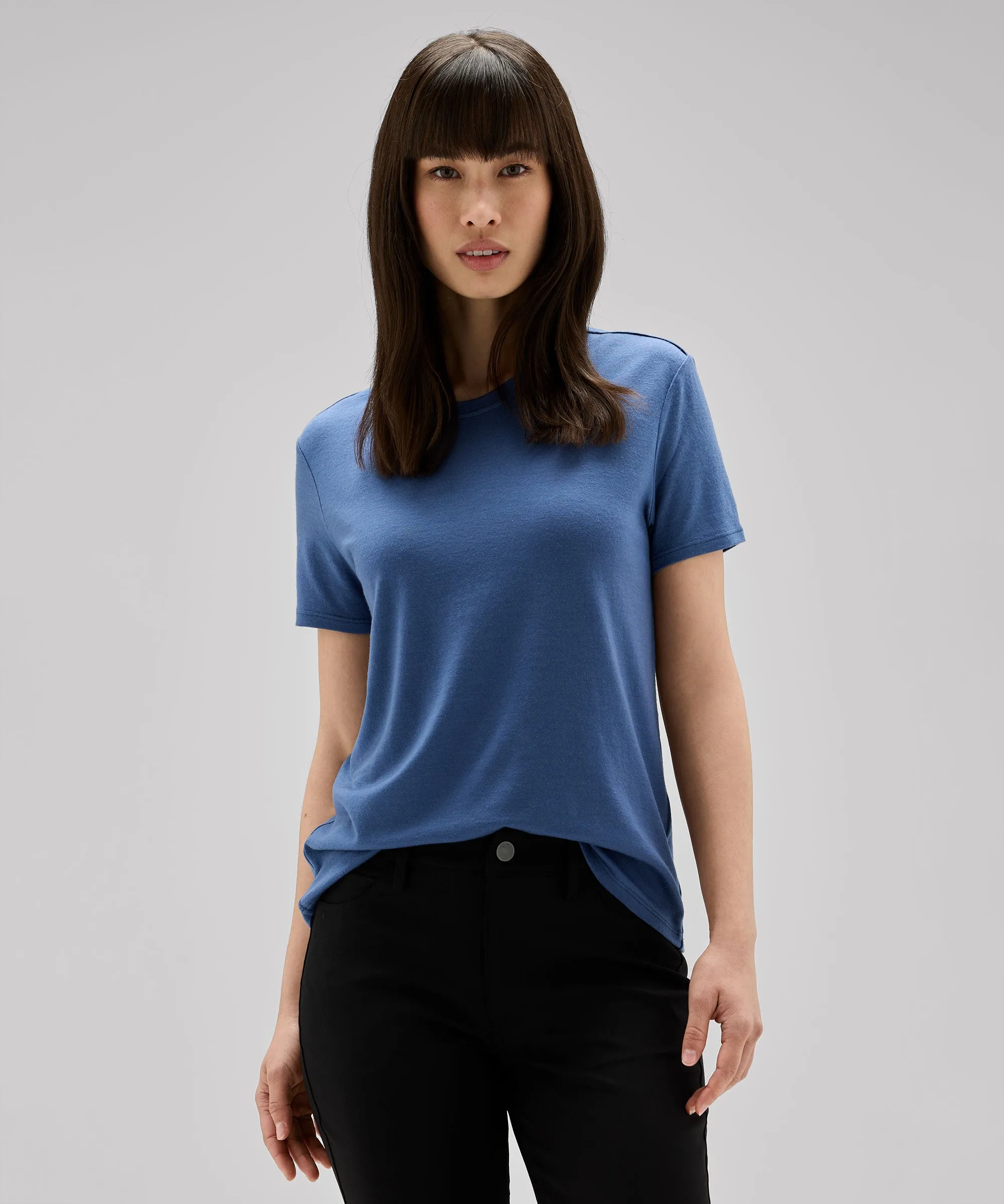 Women's Merino Crew Neck T-Shirt