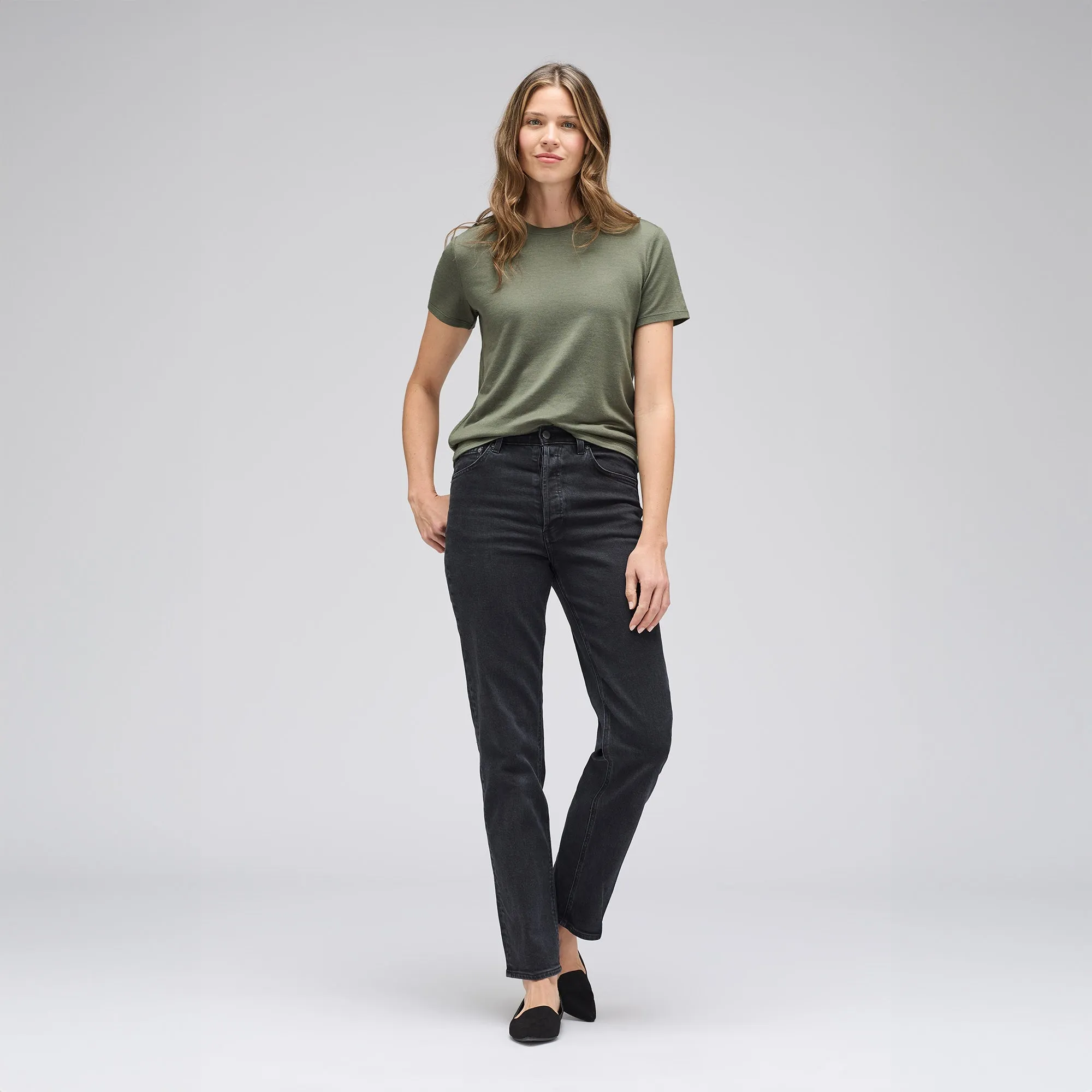 Women's Merino Crew Neck T-Shirt