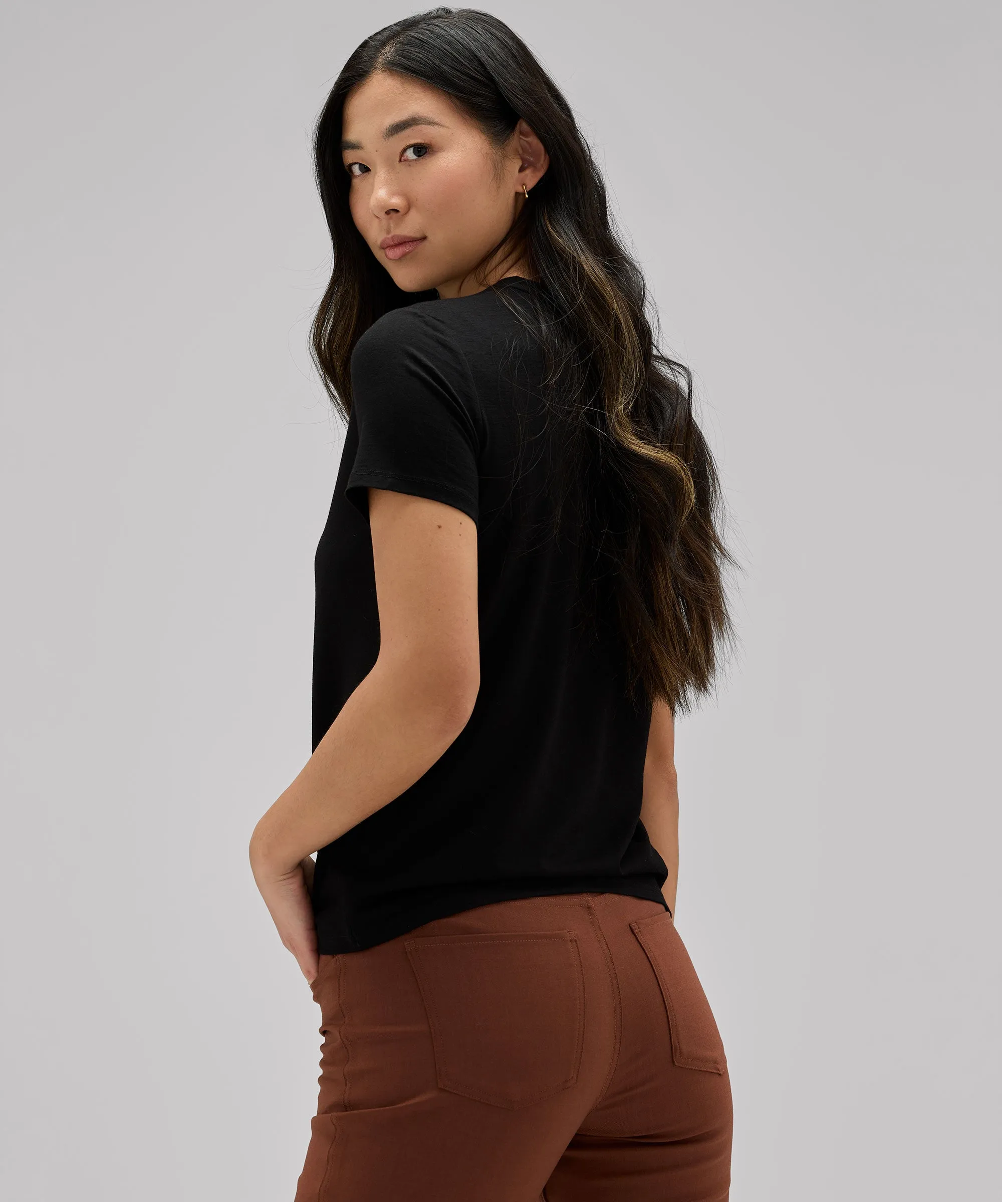 Women's Merino Crew Neck T-Shirt