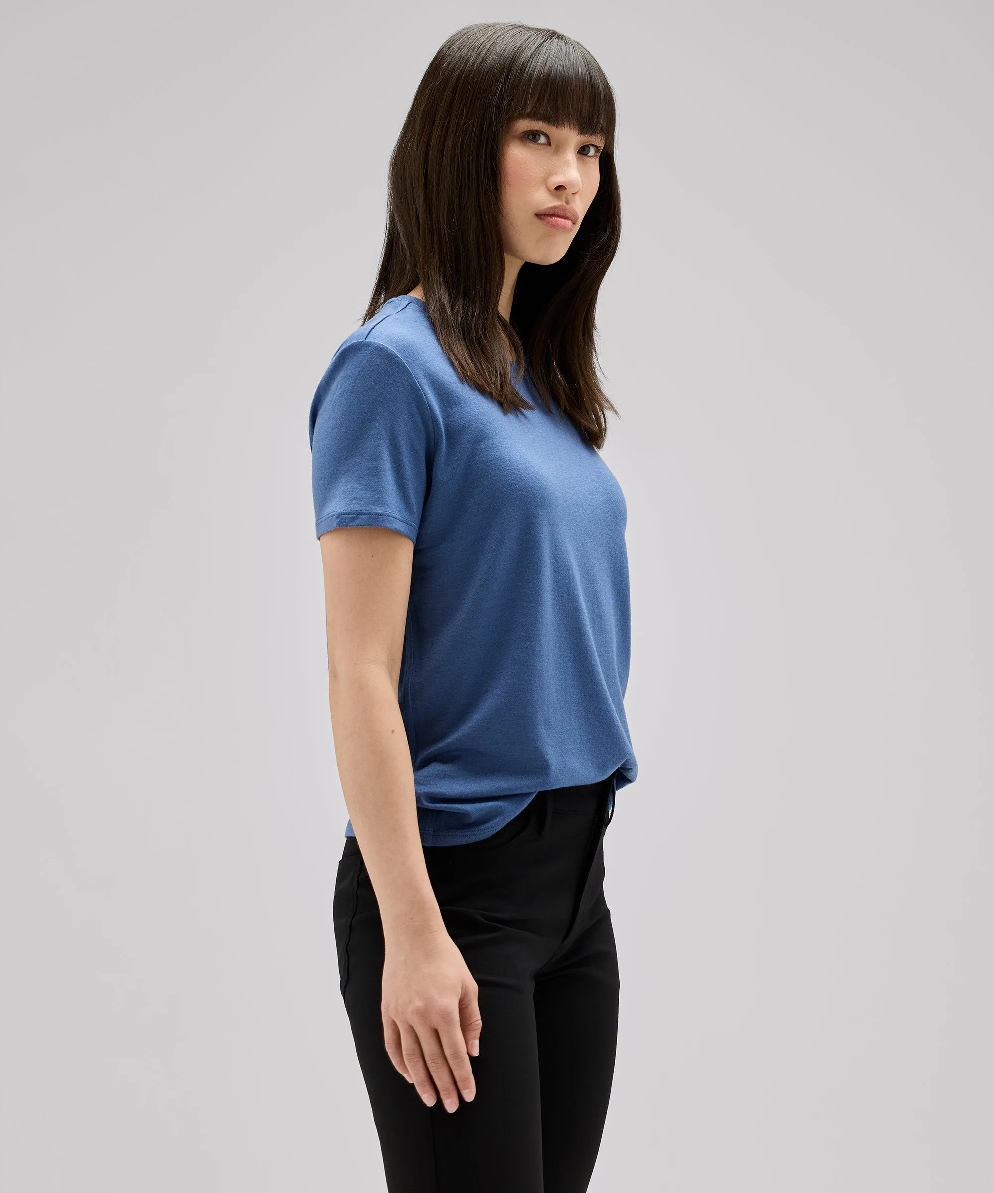 Women's Merino Crew Neck T-Shirt